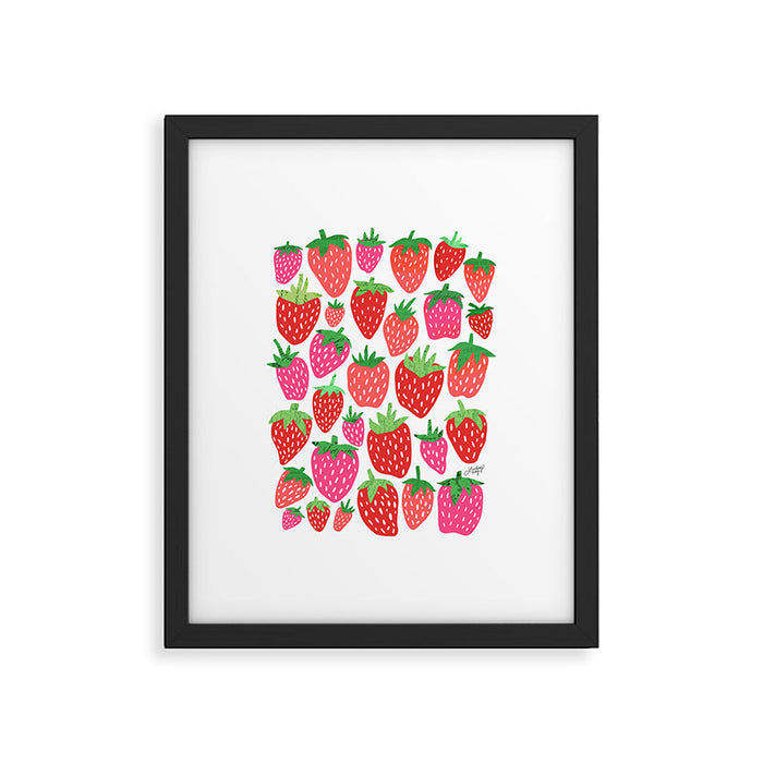 Strawberries Framed Art Print Gallery Image 1