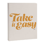 Take it Easy (Yellow Palette) Canvas Print Gallery Image 6