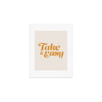 Take it Easy (Yellow Palette) Art Print Gallery Image 1