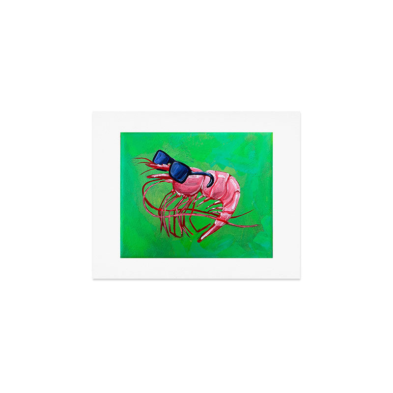 Party Prawn Art Print