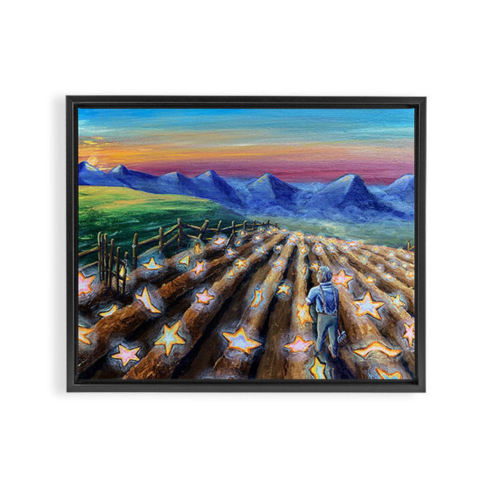 Starfield Framed Canvas Print Gallery Image 1