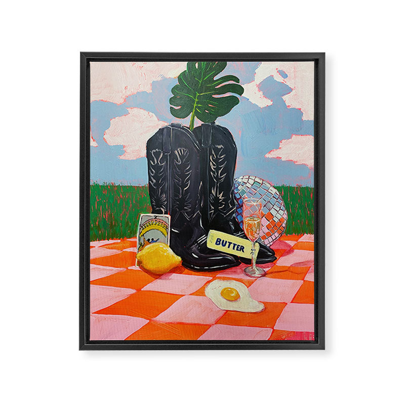 Still Life of Queer Joy Framed Canvas Print