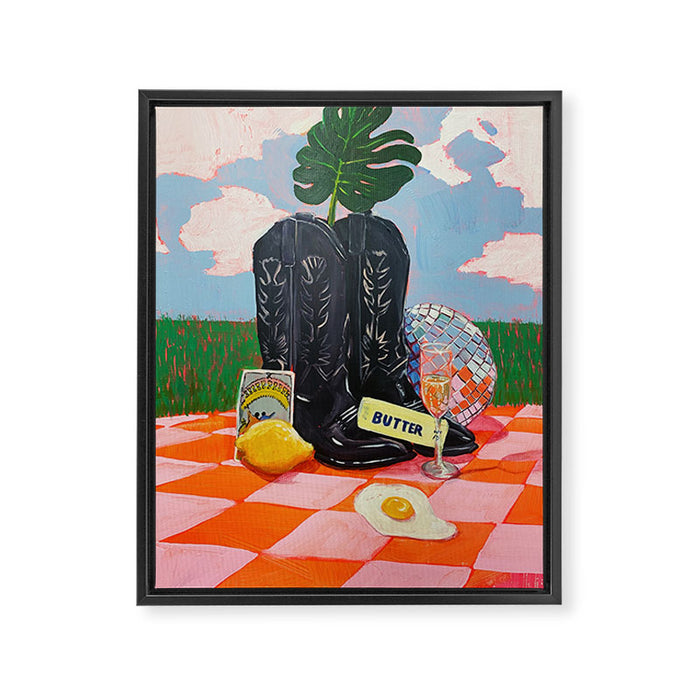 Still Life of Queer Joy Framed Canvas Print Gallery Image 1