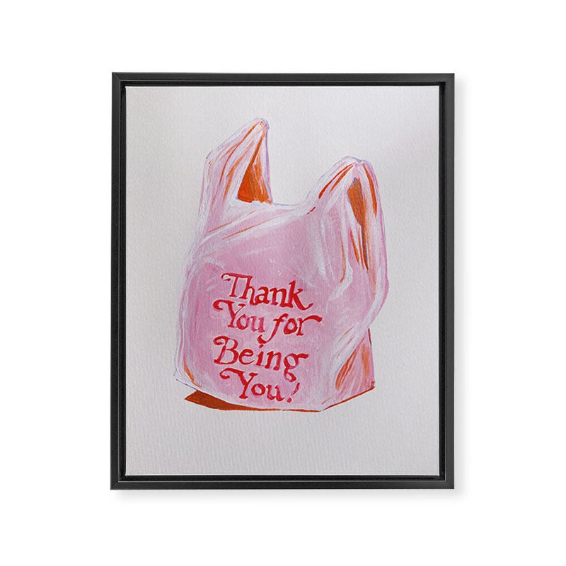 Thank You For Being You Framed Canvas Print Gallery Image 6