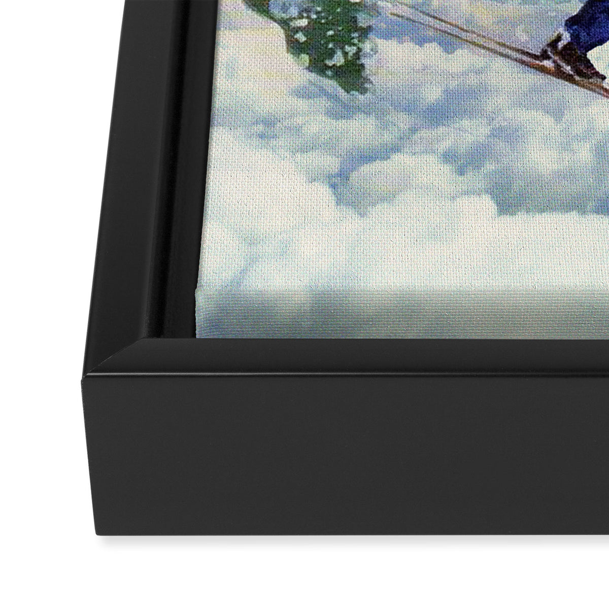 Pow Clouds Framed Canvas Print Gallery Image 3
