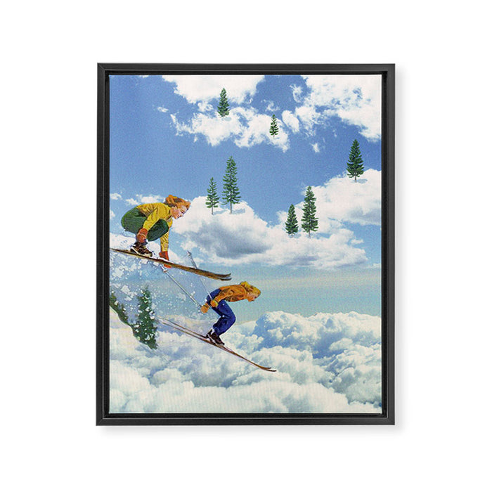 Pow Clouds Framed Canvas Print Gallery Image 1