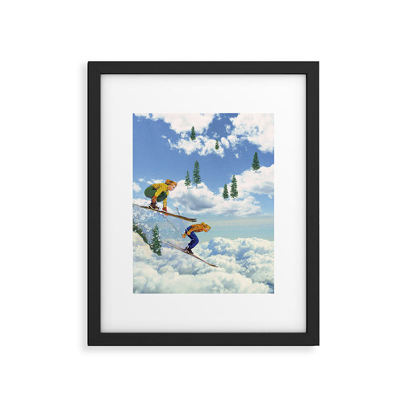Pow Clouds Framed Art Print Gallery Image 5