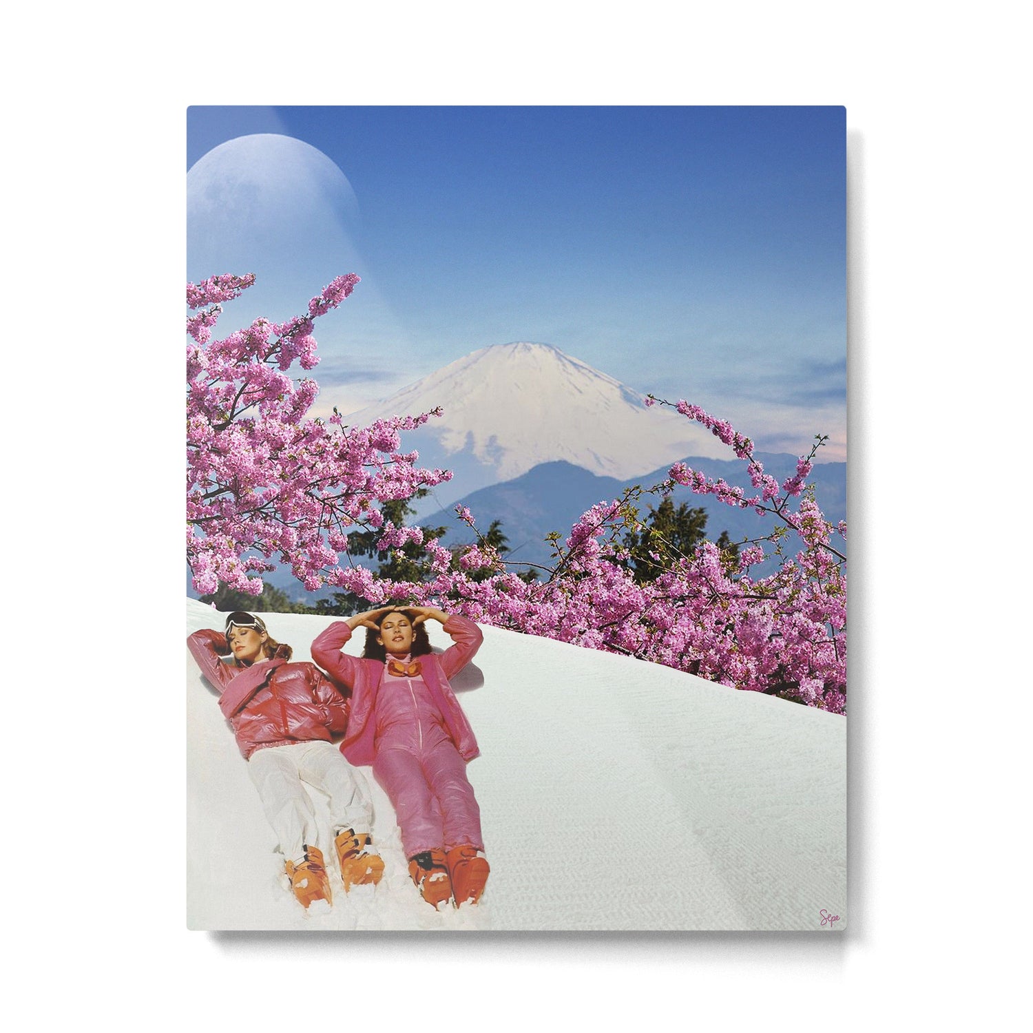 Spring Skiing Metal Print Gallery Image 4