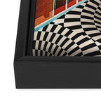 Time Warp Motel Framed Canvas Print Gallery Image 3