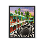 Time Warp Motel Framed Canvas Print Gallery Image 6