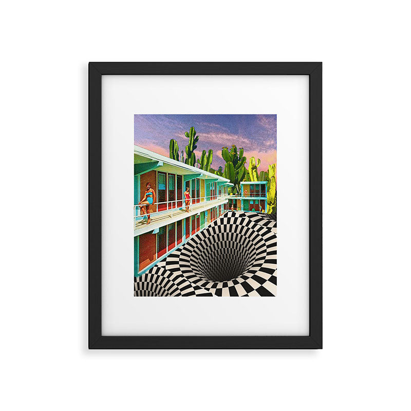 Time Warp Motel Framed Art Print Gallery Image 5