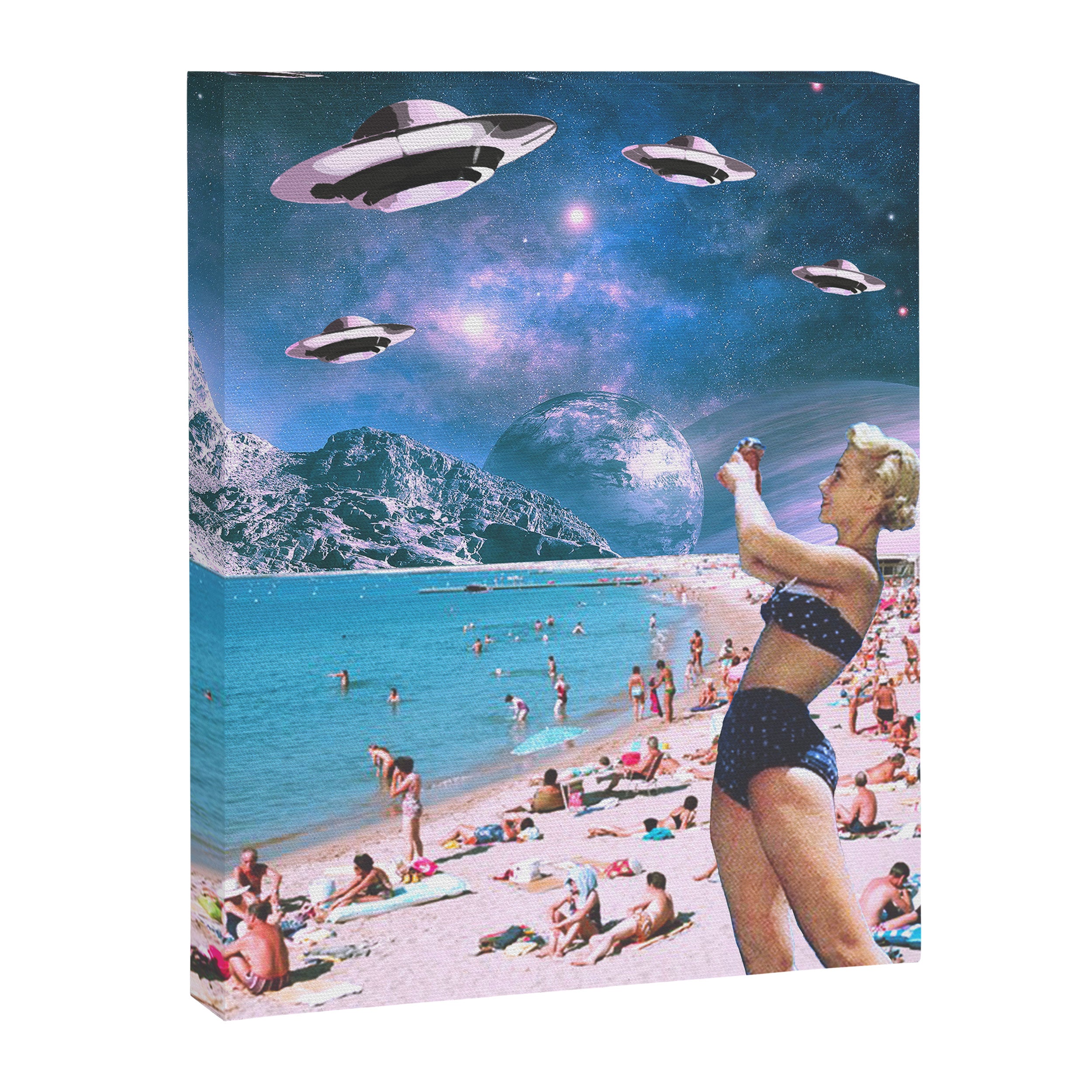Vacation Invasion Canvas Print Gallery Image 6