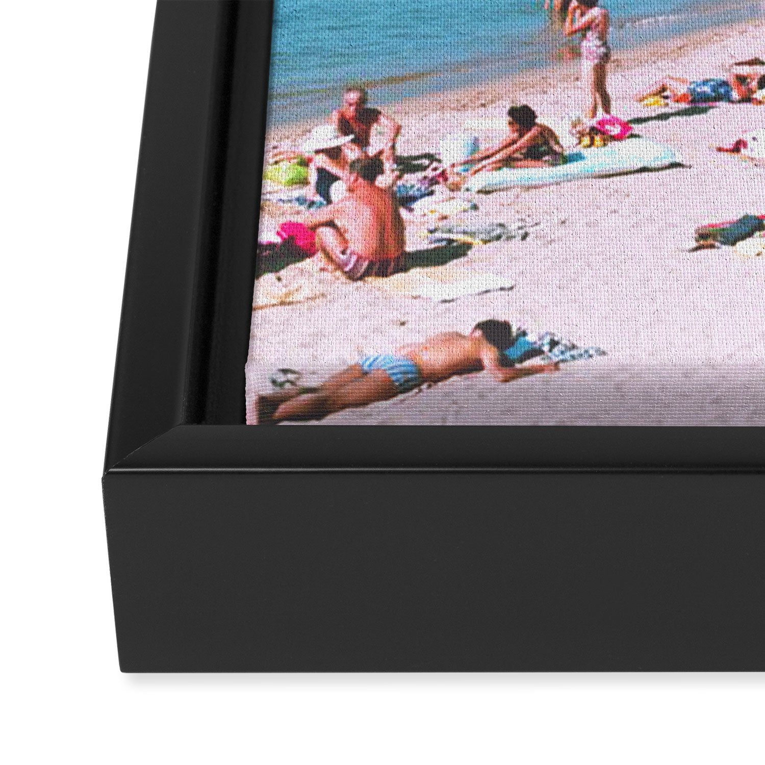 Vacation Invasion Framed Canvas Print Gallery Image 3