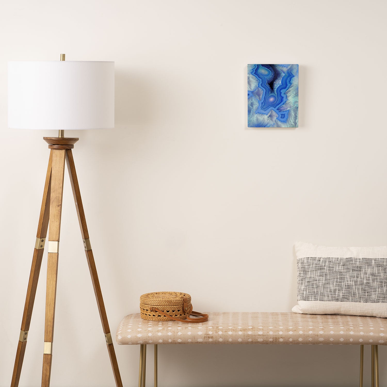 Blue Sky Stone Canvas Print Gallery Image 2