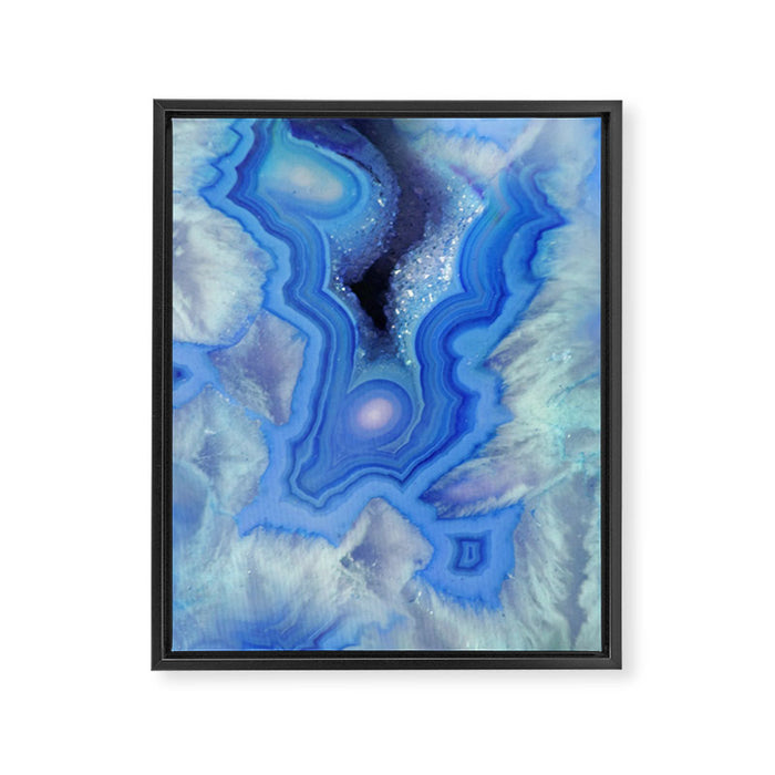 Blue Sky Stone Framed Canvas Print Gallery Image 1