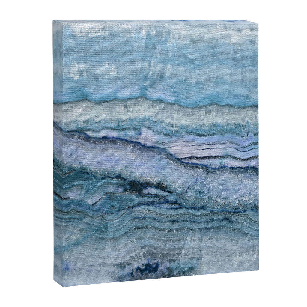 Mystic Stone Aqua Blue Canvas Print Gallery Image 8