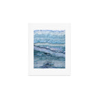 Mystic Stone Aqua Blue Art Print Gallery Image 1