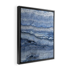 Mystic Stone Denim Framed Canvas Print Gallery Image 2