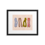1970s Bellbottom Bliss Retro Fashion Framed Art Print Gallery Image 5
