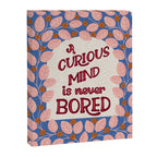 A Curious Mind Inspirational Floral Design Canvas Print Gallery Image 6