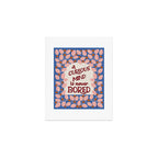 A Curious Mind Inspirational Floral Design Art Print Gallery Image 1