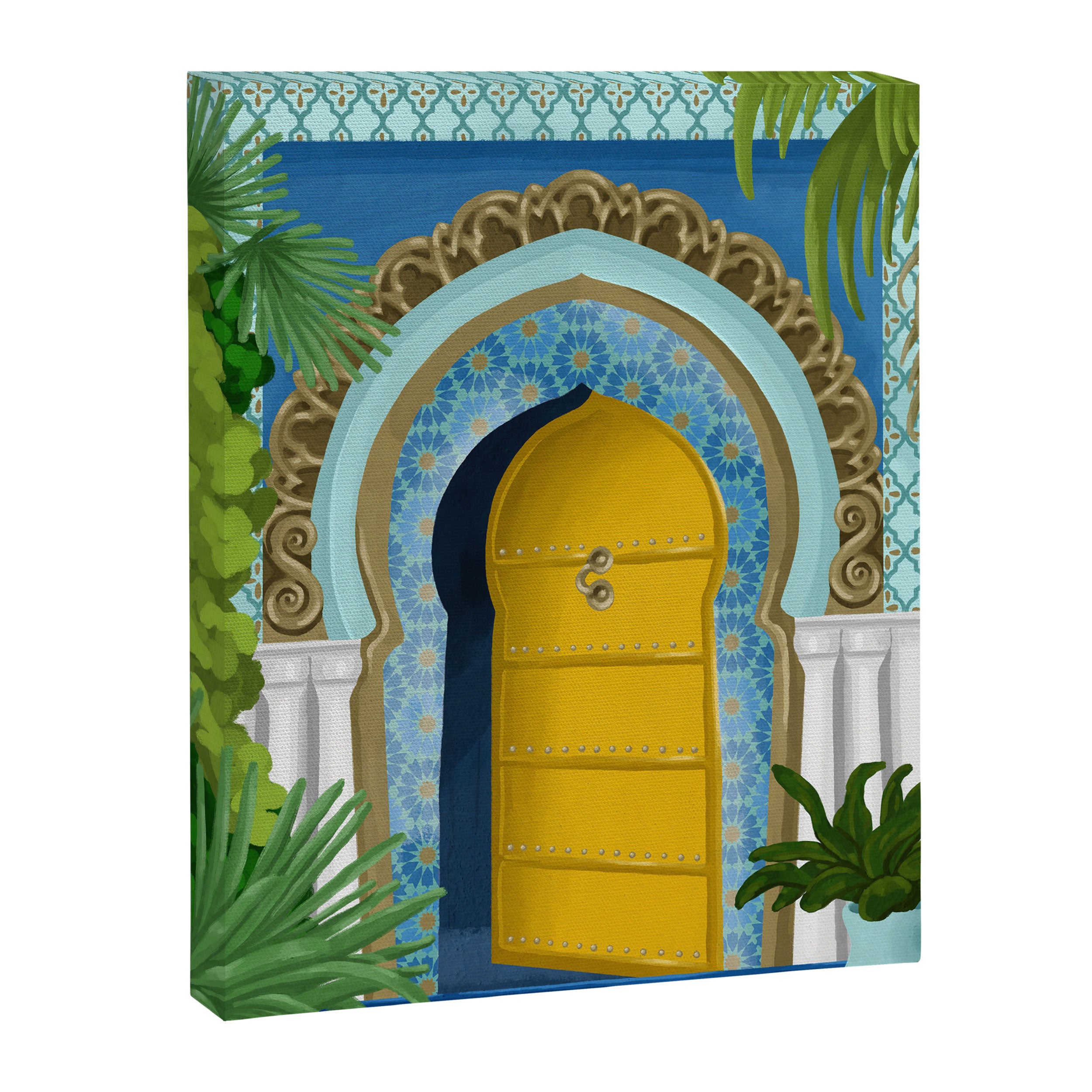 A Moroccan Oasis Entrance Canvas Print Gallery Image 6
