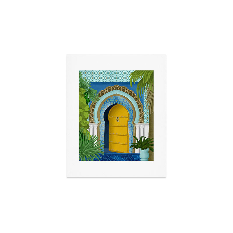 A Moroccan Oasis Entrance Art Print Gallery Image 1