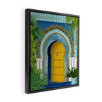 A Moroccan Oasis Entrance Framed Canvas Print Gallery Image 2