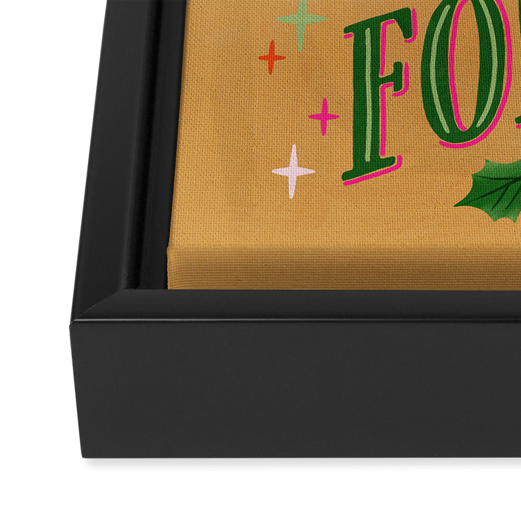 All I Want For Christmas is Fondue Framed Canvas Print Gallery Image 3