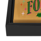 All I Want For Christmas is Fondue Framed Canvas Print Gallery Image 3