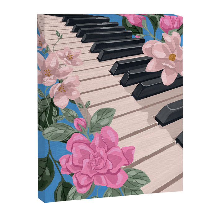 Blue Melody in Bloom  Canvas Print Gallery Image 1