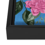 Blue Melody in Bloom  Framed Canvas Print Gallery Image 3