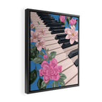 Blue Melody in Bloom  Framed Canvas Print Gallery Image 2