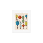 Charming Chinese Lanterns Art Print Gallery Image 1