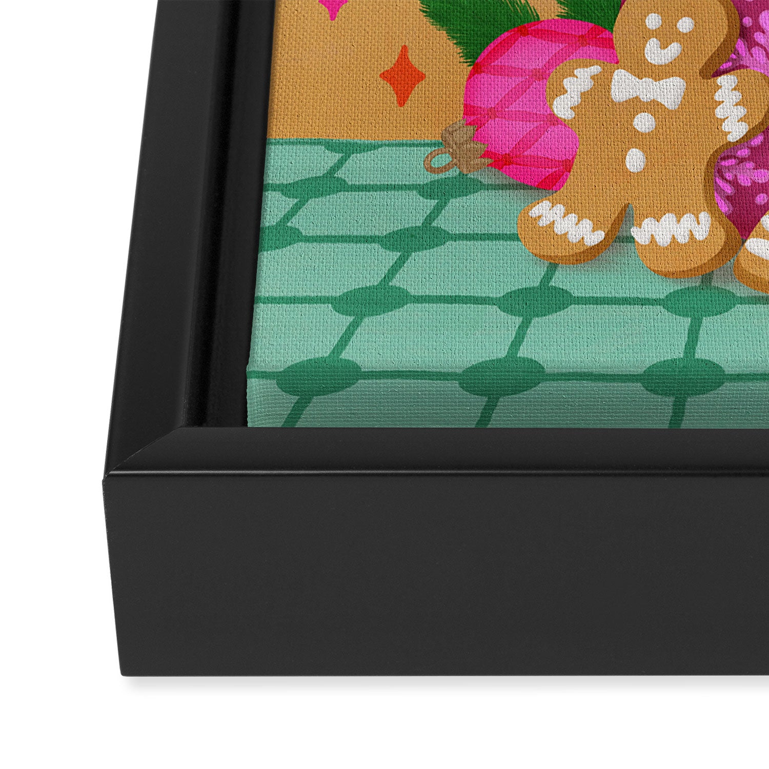 Cozy Christmas Cocoa Framed Canvas Print Gallery Image 3