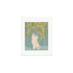 Curious Kitten in Bloom Art Print Gallery Image 1