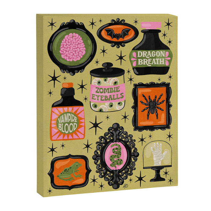 Cute Curiosities Cabinet Canvas Print Gallery Image 1