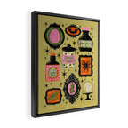 Cute Curiosities Cabinet Framed Canvas Print Gallery Image 2