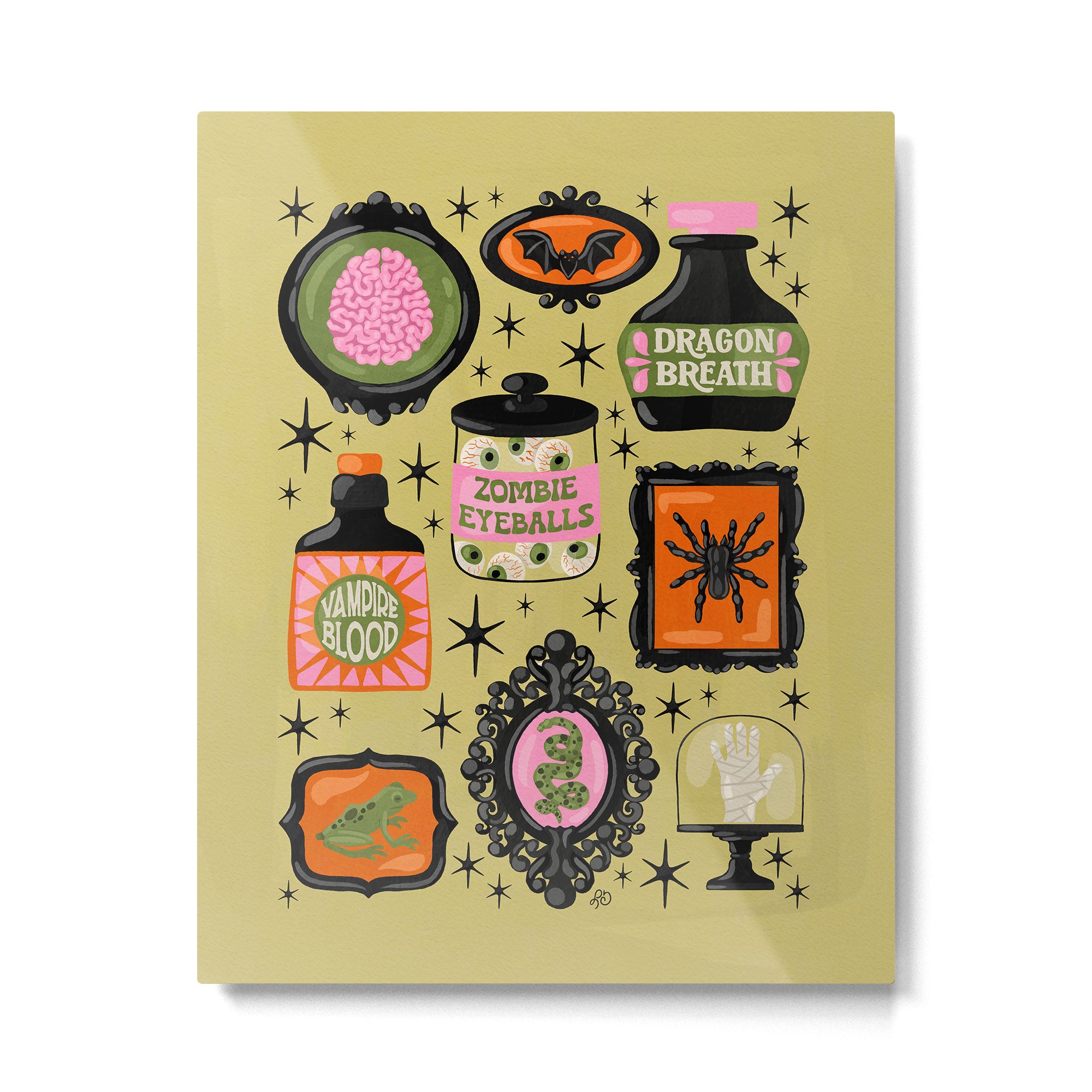 Cute Curiosities Cabinet Metal Print Gallery Image 4