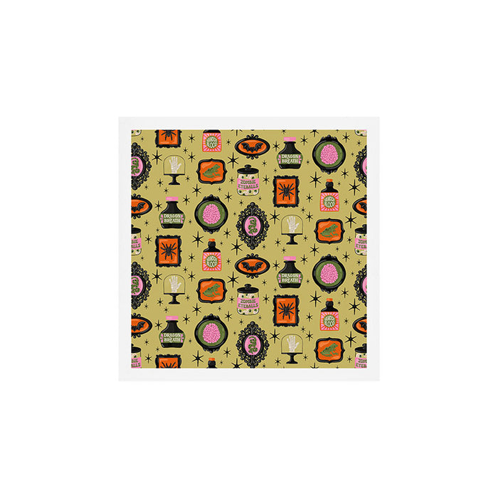 Eerie Oddities Halloween Pattern Art Print Gallery Image 1