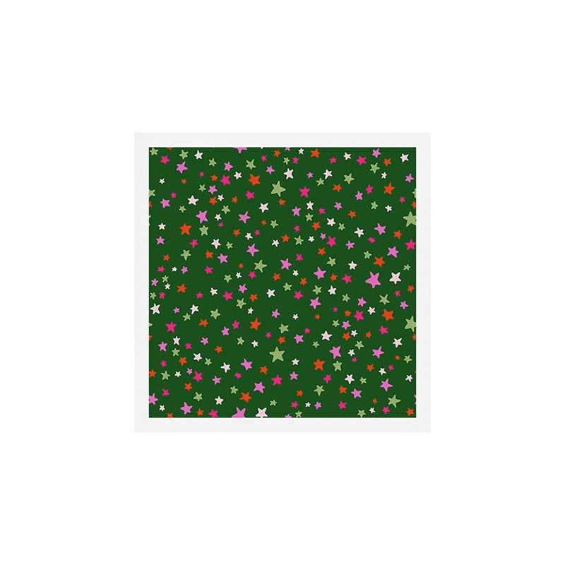 Festive Playful Starry Scatter Art Print Gallery Image 1