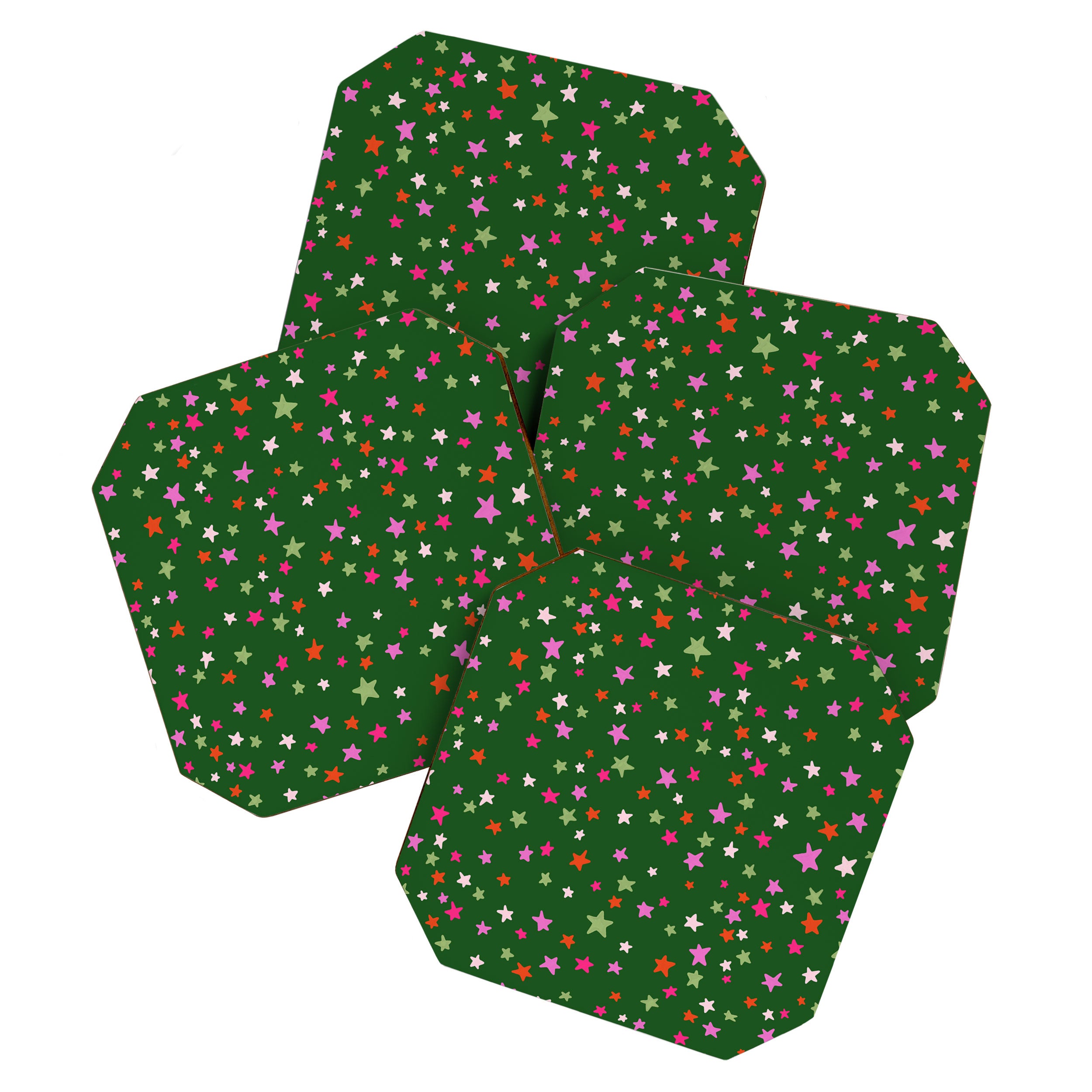 Festive Playful Starry Scatter Coaster Gallery Image 1
