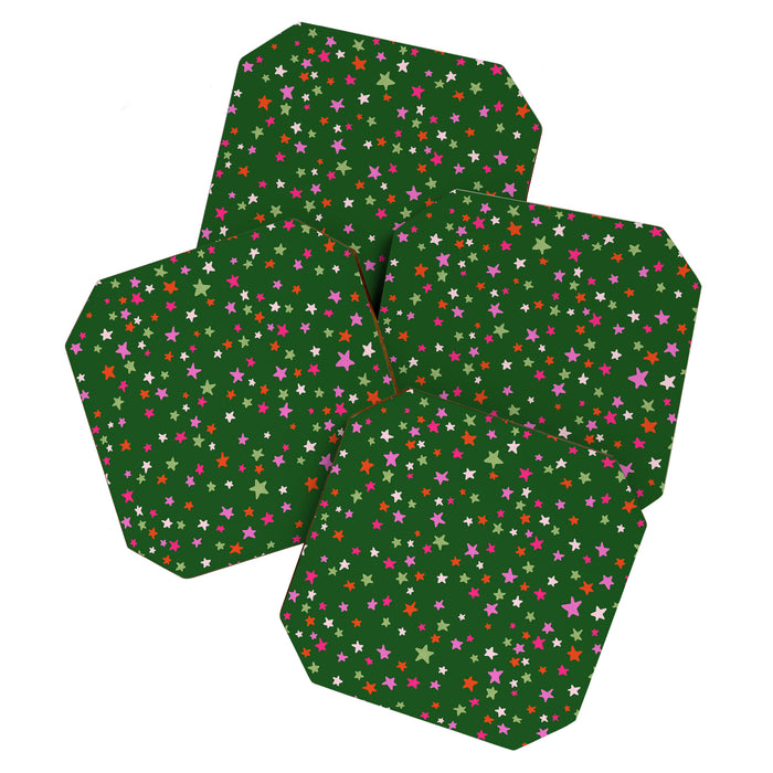 Festive Playful Starry Scatter Coaster Gallery Image 1