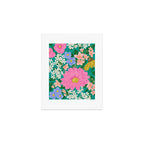Garden Fantasy Gouache Painting Art Print Gallery Image 1