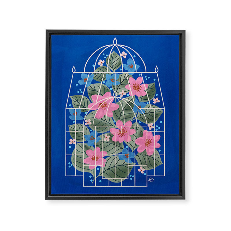Garden in a Glass House Framed Canvas Print Gallery Image 6
