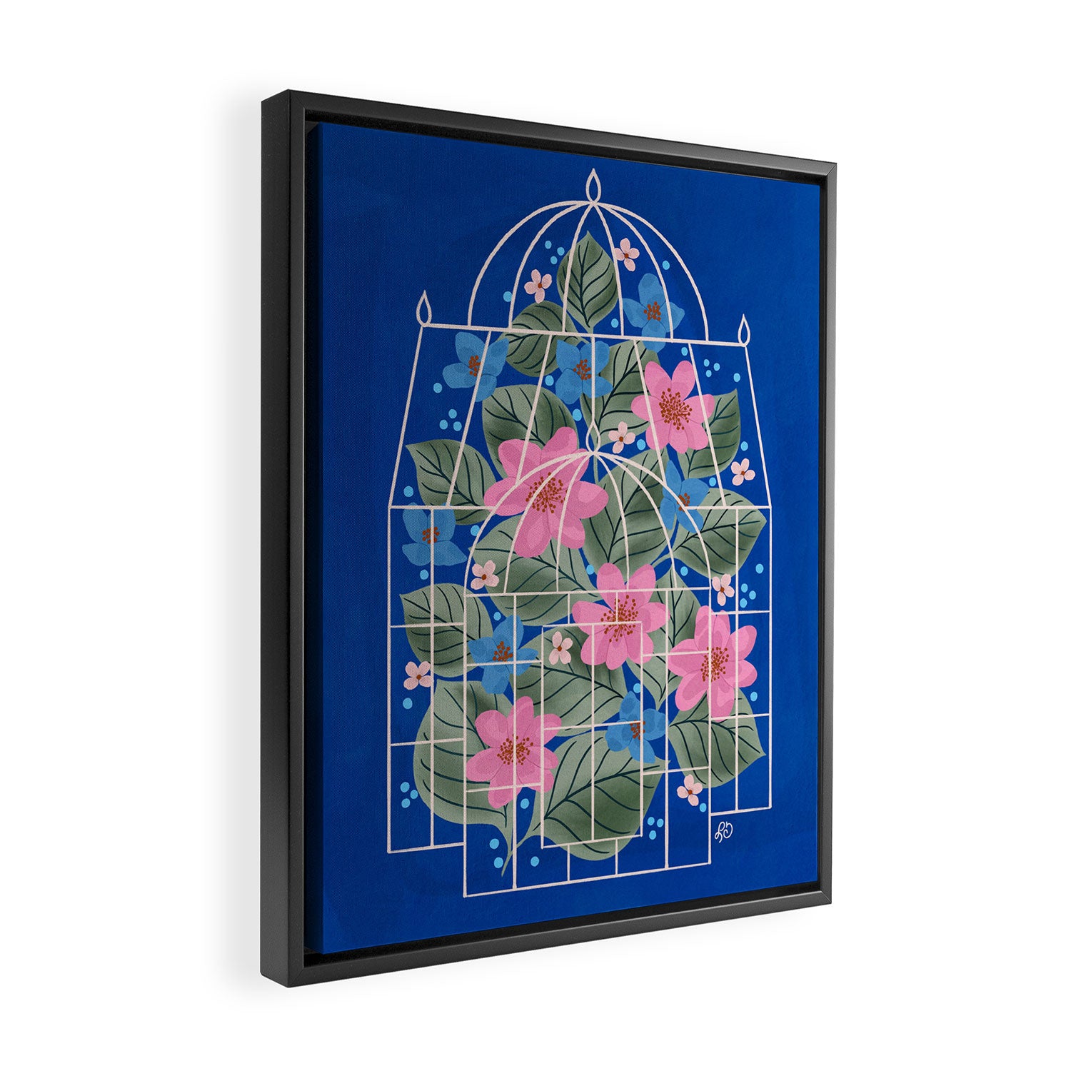 Garden in a Glass House Framed Canvas Print Gallery Image 2