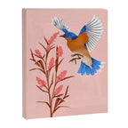 Graceful Bluebird in Flight Canvas Print Gallery Image 6
