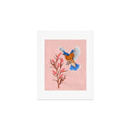 Graceful Bluebird in Flight Art Print Gallery Image 1