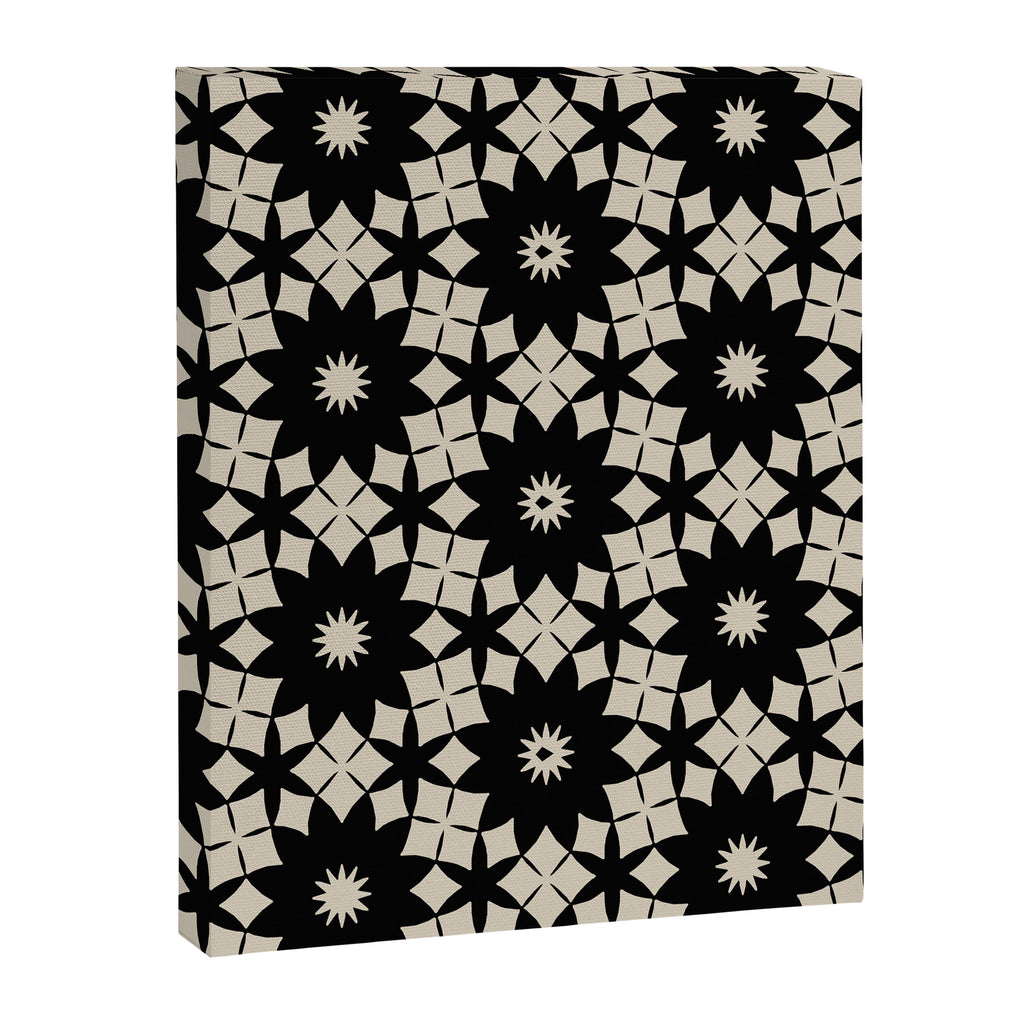Intricate Geometric Floral Pattern Canvas Print Gallery Image 6