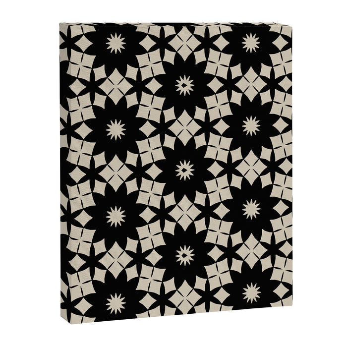 Intricate Geometric Floral Pattern Canvas Print Gallery Image 1